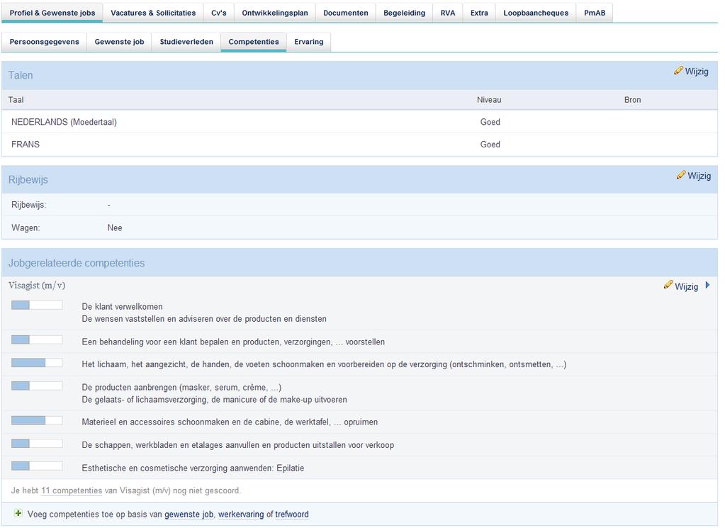 Wat is voor de VDAB trajectbegeleiders relevante info om het traject over te nemen?