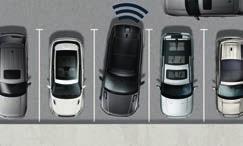 Het scherm vraagt u om de achteruitversnelling in te schakelen en stuurt u automatisch in de parkeerplaats. U behoudt de controle met de rem. Grafische aanwijzingen begeleiden u bij elk manoeuvre.
