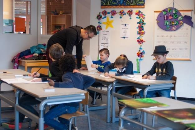 Op de school wordt gewerkt met het zogenaamde unitonderwijs. Units bestaan uit basisgroepen met leerlingen van verschillende leeftijdsgroepen. Zij zijn weer onderverdeeld in niveaugroepen.