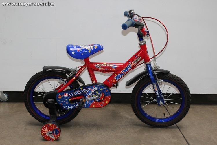 22 1 Children bike 14 '' ROCKET color red Extra: sidewheels