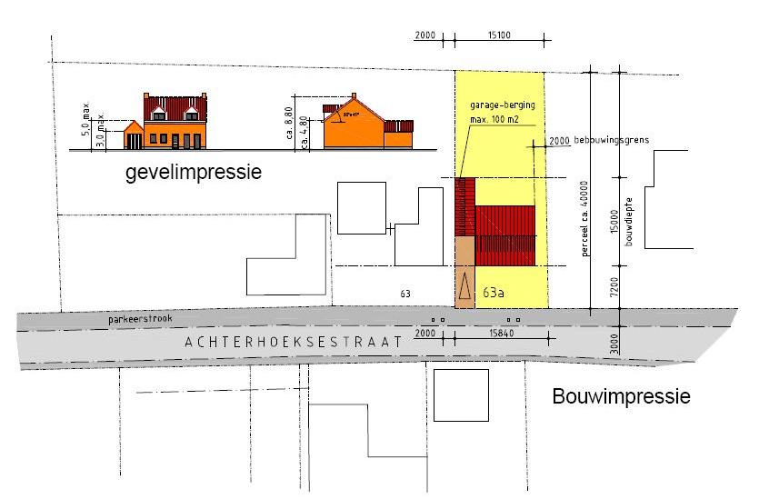 Achterhoeksestraat 63 te Rucphen blad 7 2.4 Toekomstige Ontwikkeling De familie Lambregts is voornemens een nieuwe woning te realiseren, deze woning zal circa 140 m² beslaan.
