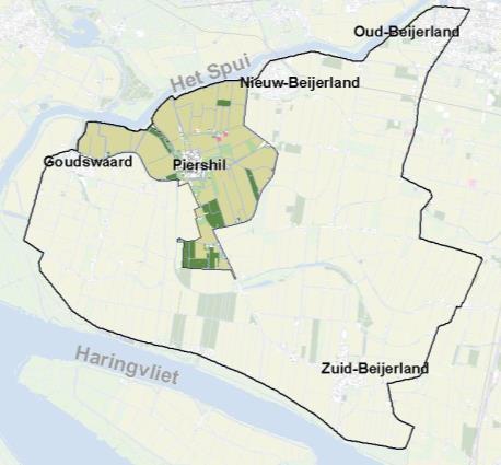 GGOR Algemene ecologie -1,60-1,15 100,00 10,0 Landbouw -1,60-1,26 77,60 8,9 Stedelijk -1,60-0,87 5,40 0,6 Natuur en bos -1,60-1,50 4,50 0,5-1,20 Toelichting GGOR Het GGOR peil ligt 5 cm lager dan het