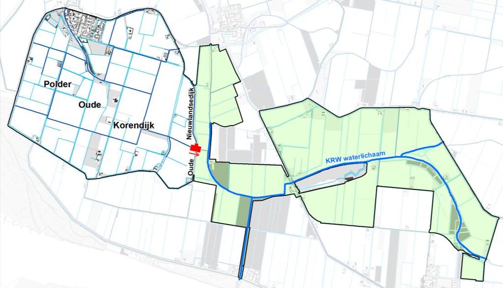 8.2 Effecten, maatregelen en kosten 8.2.1 Peilgebied 2.1 (variantenstudie 2012) In peilgebied 2.1 zijn grote variaties in maaiveldhoogte.