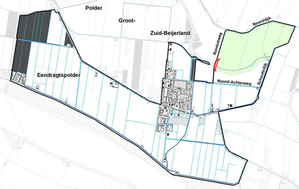 praktijkpeil. De stuw aan de Ronduitweg is een belangrijk aflaatwerk voor peilgebied 2.7. Voor een goede peilhandhaving is het van belang dat peilgebied 2.