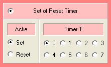 1.9 Timers Timers worden gebruikt voor korte terugkerende tijdwisselingen. U kunt er bijvoorbeeld een uitgang mee laten knipperen.