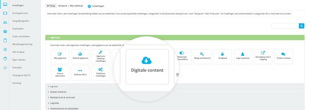 2.2 Stap 1: Digitale producten app installeren De app Digitale producten is een gratis app die je kan gebruiken om digitale producten te verkopen in jouw webwinkel.