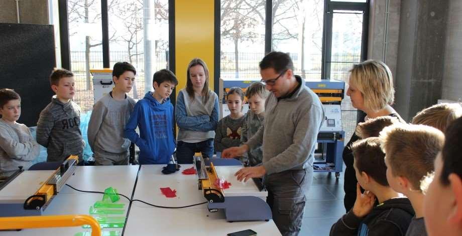 Plastic-Lab Tijdens de maand januari werden de leerlingen van het 6 de leerjaar verwacht in het