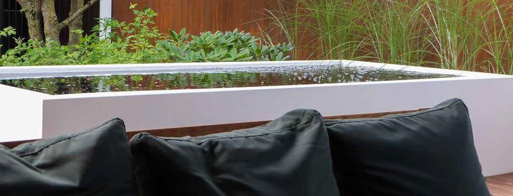 Waterelementen Aluminium 4 mm CorTen staal 3 mm Waterelementen Met onze verschillende waterelementen kunt u van uw tuin een oase maken.