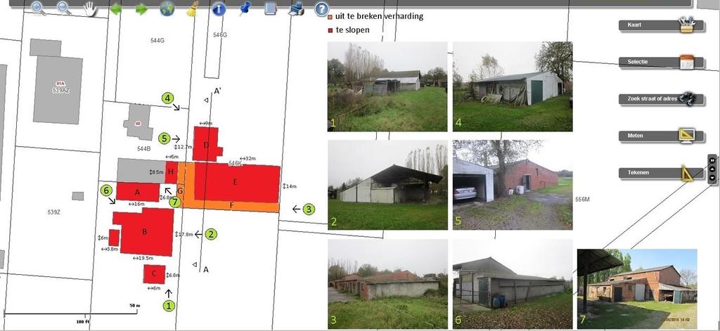 moet worden gerealiseerd. Om deze bestemmingen te realiseren worden in eerste instantie een aantal gebouwen op de betrokken percelen gesloopt door de stad Eeklo.