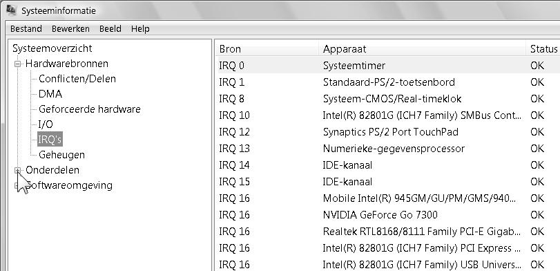 Hoofdstuk 1 Uw computer leren kennen 23 Klik naast op U ziet de verschillende soorten onderdelen van uw computer: