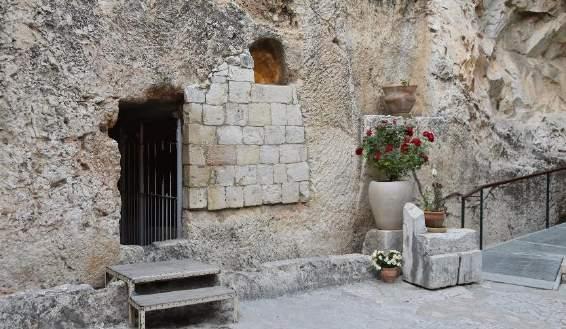 Graftuin Bijbehorende Bijbeltekst: Dicht bij de plaats waar de Heere Jezus gekruisigd