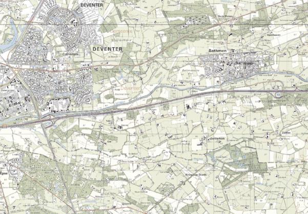 10 9 Totale lengte 21.4 km Compensatie landgoed de Bannink 4.5 ha Bannink 6 7 8 + Compensatie waterberging 8.