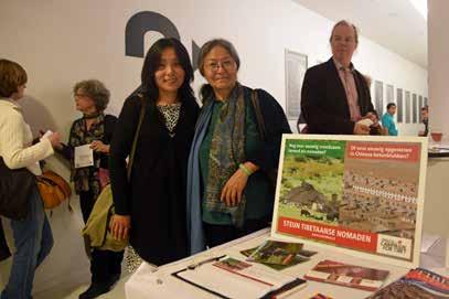 Tijdens het 12e Boeddhistische Film Festival in Amsterdam in oktober werden met een speciaal uitgebrachte NSICT folder een weekend lang honderden steunbetuigingen opgehaald voor de Nomaden campagne.