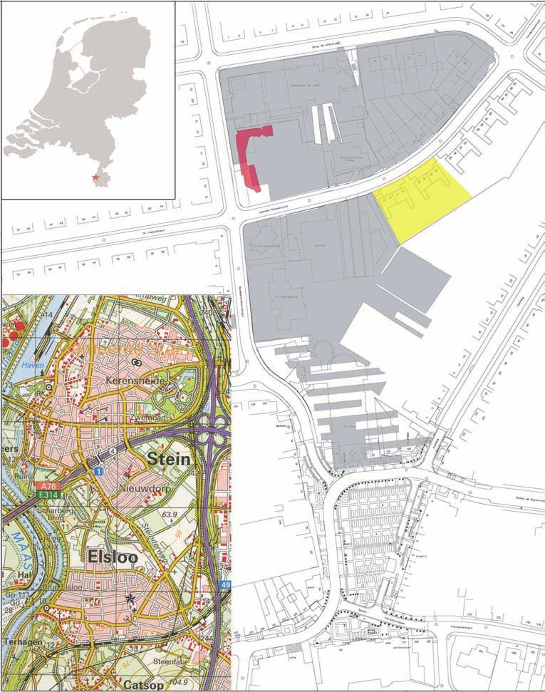 6 Elsloo Riviusstraat onderzoeksgebied 181000 182000 183000 332000 331000 330000 329000 328000 schaal 1:2500 Figuur 1.1 Ligging van het plangebied.