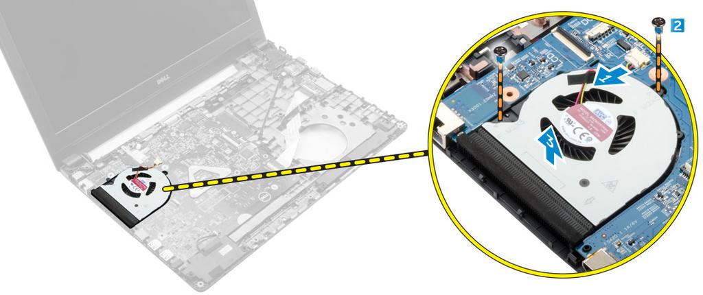 b c d e toetsenbord harde schijf-eenheid onderplaat batterij 5 Volg de procedure in Nadat u in de computer heeft gewerkt.