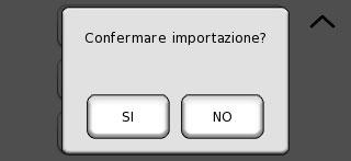 SET-UP INSTELLINGEN IMPORTEREN / VIDEO-DEURINTERCOM IMPORTEREN / HUISAUTOMATISERING IMPORTEREN / PLANNING HUISAUTOMATISERING IMPORTEREN Met deze functies kunnen de configuraties die op de SDkaart