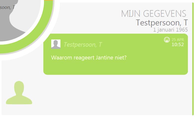 6. Mijn Gegevens Binnen dit onderdeel vindt u algemene cliënt contactgegevens, informatie over huisarts en betrokkenen (contactpersonen) en een