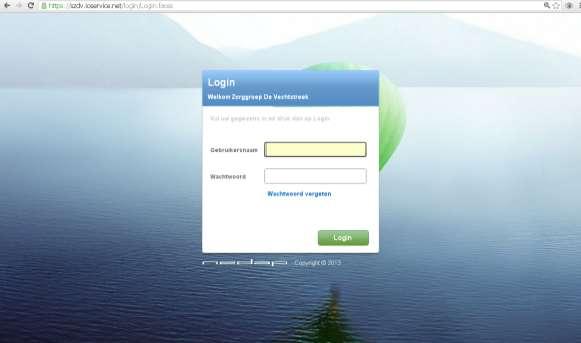 1 Opstarten Ons/Nedap Ons/Nedap is een webapplicatie. Om Ons/Nedap te openen dien je zorgintens.ioservice.net in te typen of de snelkoppeling op het bureaublad te gebruiken.