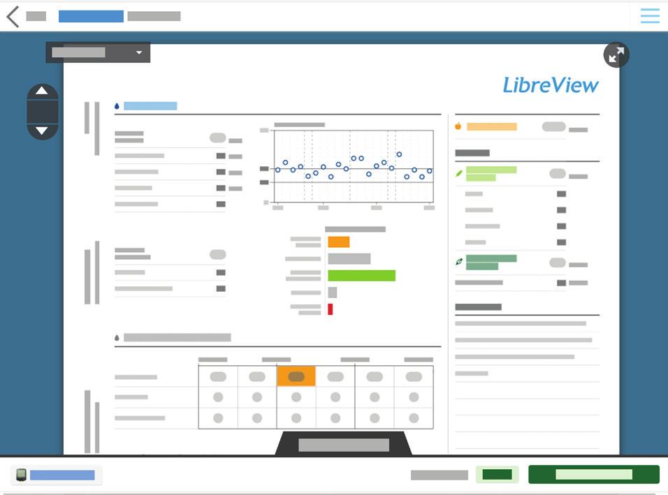 Rapporten aanmaken en bekijken In de spreekkamer Als uw zorgverlener LibreView gebruikt, kunnen zij heel eenvoudig de gegevens van uw meter uploaden.