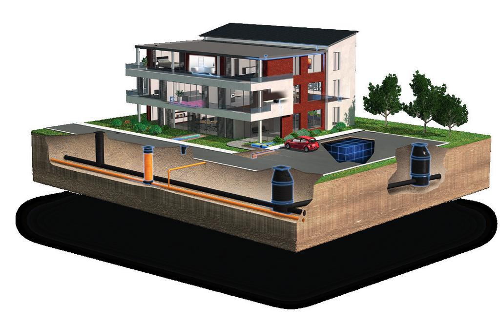 Bekijk ons uitgebreide assortiment op www.wavin.nl Duurzaam waterbeheer Verwarmen en koelen Water- en gasdistributie Riolering Datacom 2018 Wavin Nederland B.