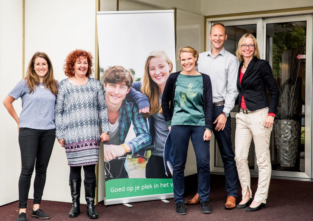 Team BOVO van links naar rechts: Marijke de Kort, Erneke van den