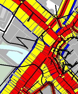 Bijlage, Intern, extern en doorgaand verkeer Europaweg-Hofstraat Hieronder is het intern, extern en doorgaand verkeer weergegeven op het kruispunt van de Europaweg - Hofstraat.