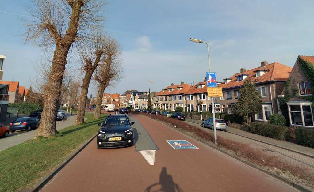 Figuur 2.3: Impressie van het ontwerp profiel Fietsstraat Figuur 2.