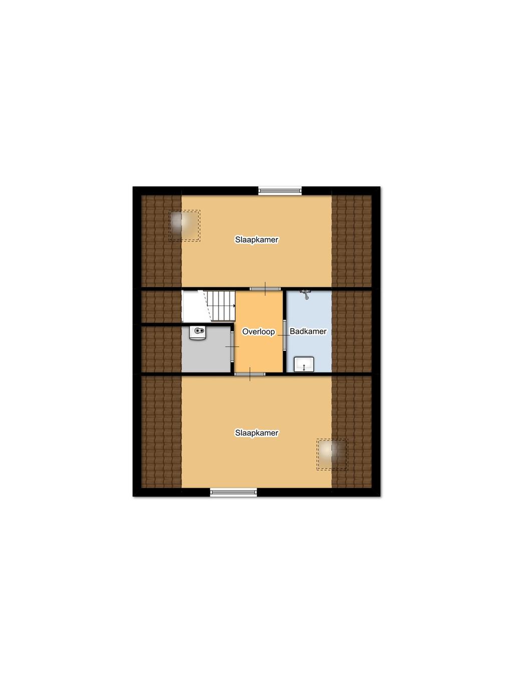 Plattegrond 2e Verdieping