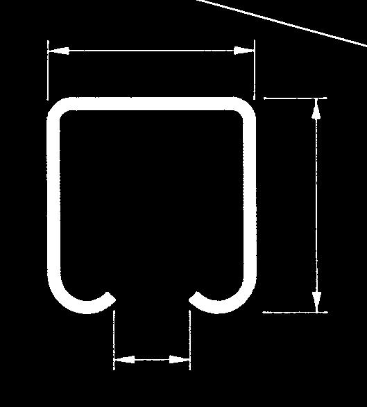 ..29 LOOPPROFIELEN 31,5mm Het profiel (32,5 x 31,5 x 1,5mm) wordt geleverd in verzinkte uitvoering,