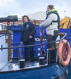 een scheepsmaat (m/v) Initiatiefnemer van de Stuurvrouwen is Suzanna Markusse.