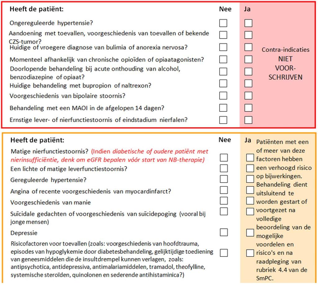 waarschuwingen en voorzorgen alsmede de