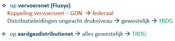 Voor GAS: ARTIKEL 1.1.2 De begrippen gerelateerd aan de toegang werden gewijzigd.