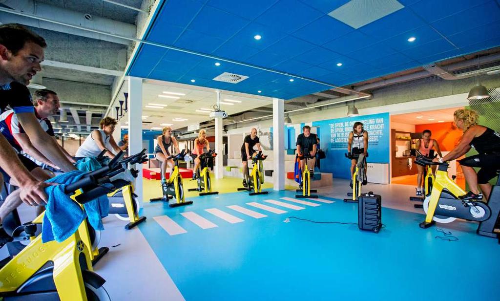 COMBINEREN MET ANDERE CLINIC De Oranje Spinning clinic kan eenvoudig gecombineerd worden met een andere bestaande clinic.