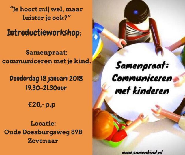 Genoeg op de planning en je kunt je natuurlijk inschrijven bij een van de andere workshops.