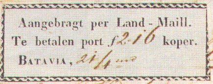 Al eerder werden er Landmailzegels gebruikt, in welk jaar was dat? a. 1830 b. 1839 c.
