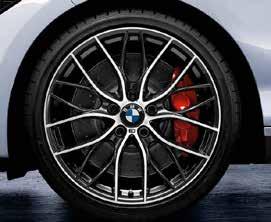 BMW M Performance dorpel opzetstukken, mat zwart. Aflakbaar. Voor uitvoeringen met M Aerodynamicapakket (SA715) of M Sportpakket (SA337).