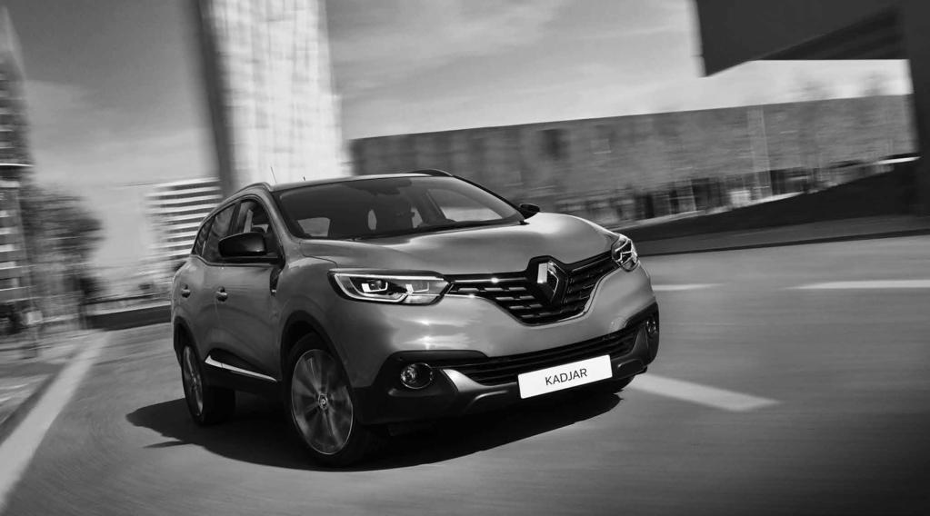 Met zijn stoere voorkant, zekere blik en krachtige grille nodigt de Renault Kadjar uit tot actie, om verder te gaan en nieuwe dingen te ontdekken.