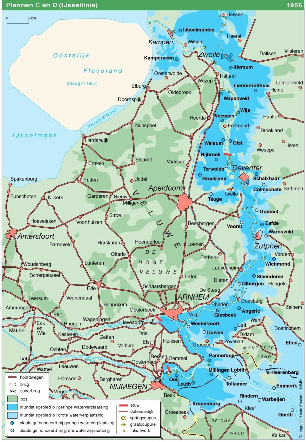 De IJssellinie Ook na de Tweede Wereldoorlog bleef