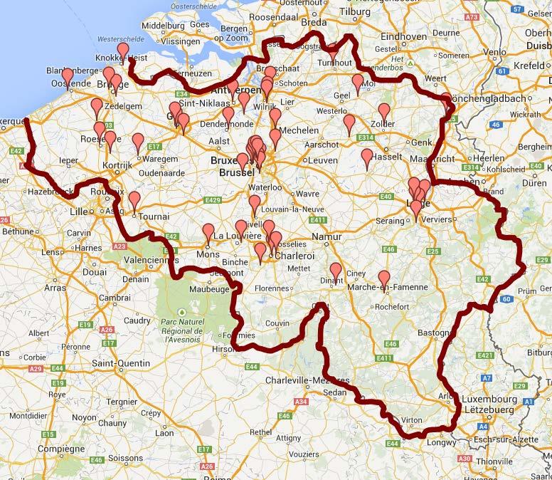 Aantal met een overeenkomst met andere bloedbanken Alle Totaal België 40 0 10 50 Vlaams 21 0 6 27 Waals 14 0 1 15 Brussel Hoofdstedelijk 5 0 3 8 Luik 4 0 1 5 Luxemburg 1 0 0 1