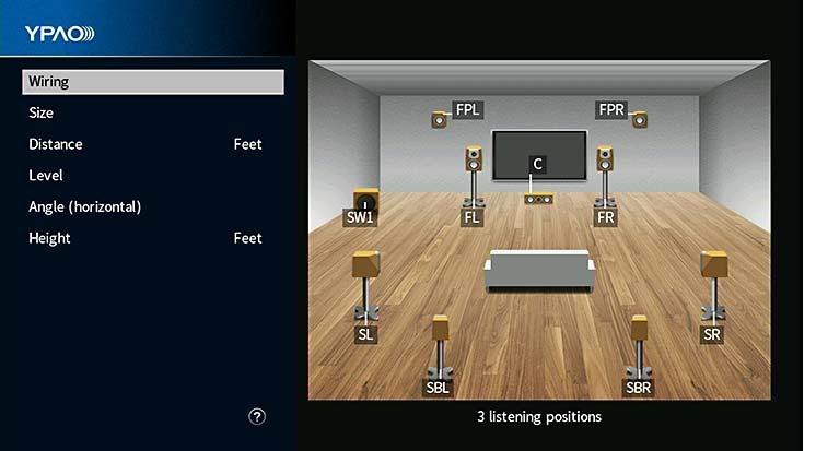 MAIN 2 3 4 SLEEP ZONE PART PURE DIRECT SCENE 1 2 3 5 6 7 INPUT HDMI OUT 4 8 De meetresultaten controleren U kunt de PAO-meetresultaten controleren.