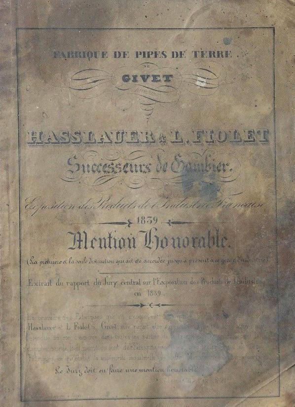 Esveld, A. van - Parijs, de thuisbasis van Gambier Afb. 14a-b. Catalogus van Hasslauer & Fiolet, circa 1840. Collectie David A. Higgins. let Successeurs de Gambier.