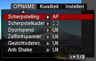 Geavanceerde instellingen Hieronder volgen menu bewerkingen die u kunt gebruiken om de instellingen van de camera te configureren.