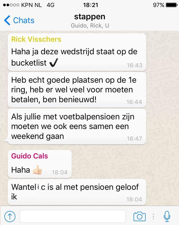 De sympathieke Rick Vischers sjtelde veur om in de toekomst maar ens same unne wedsjtried van Liverpool te goan kieke.