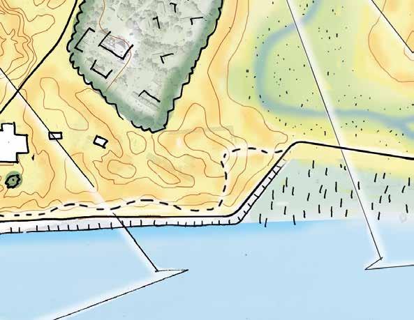 3.4 Herontwikkeling bouwlocatie Victoria Voor het behoud van de landschappelijke essentie van de baai kunnen er in het duingebied geen nieuwe bouwvolumes worden toegevoegd.