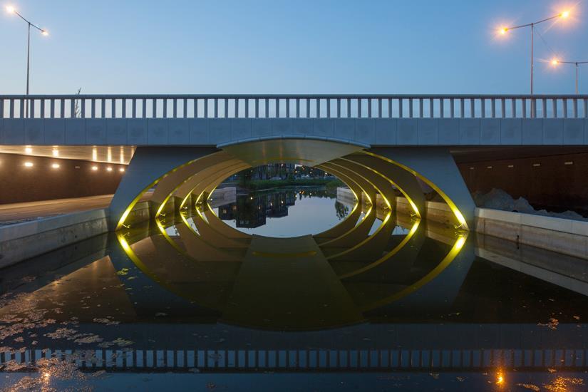 1. Architecturaal verlichtingsontwerp Singelbrug,