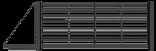 108 perfo of dichte plaat: plaatdikte 2mm + profiel 70x20 Model 10.