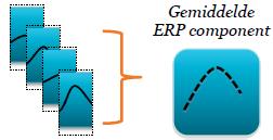 EVENT-RELATED POTENTIALS (ERP S) ERP (event related potentials)= het gemiddelde genomen van het EEG-patroon bij een aantal keer toedienen van dezelfde of