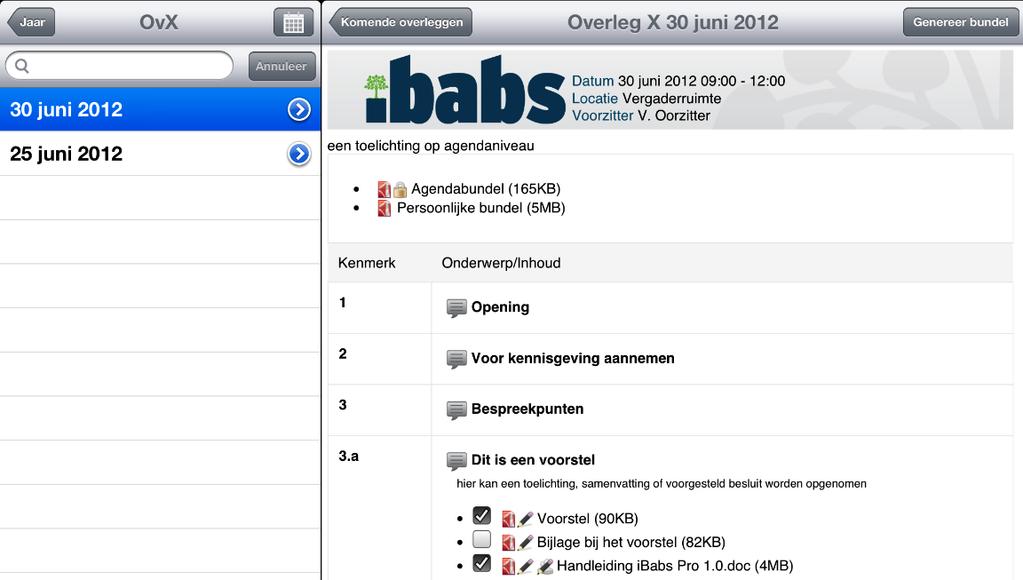 8 Zoeken In ibabs Pro kunt u zoeken op zoektermen.