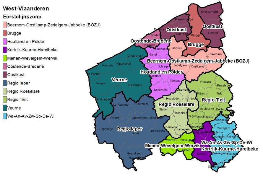 Indeling in eerstelijnszones Vanuit een visie van vermaatschappelijking wordt zorg, zoveel als mogelijk, in de eigen woonomgeving geboden. Mantelzorg én buurt zijn hierbij van essentieel belang.