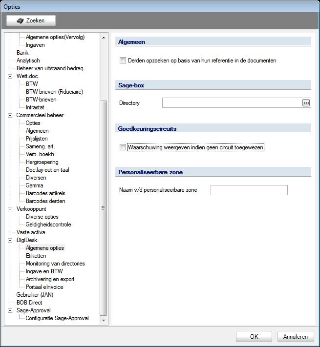 Toewijzen van een goedkeuringscircuit Waarschuwing bij document zonder goedkeuringscircuit Het is mogelijk om het valideren van een document afhankelijk te maken van de aanwezigheid van een